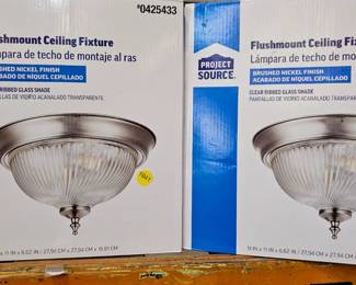 TWO LIGHT FIXTURES