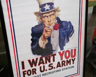 I WANT YOU US ARMY SIGN