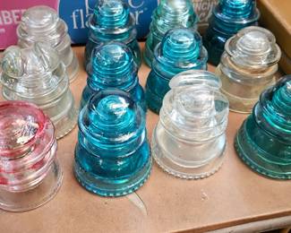 LOT OF INSULATORS