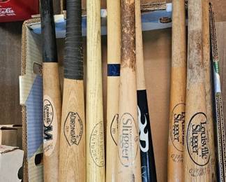 LOT OF WOODEN BATS