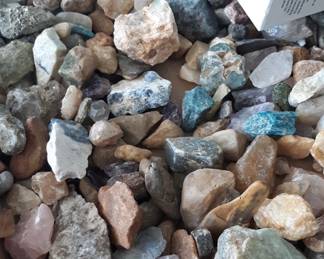 Raw gemstones
