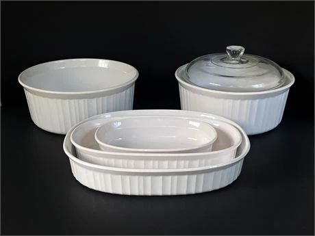 Corningware French White Collection 