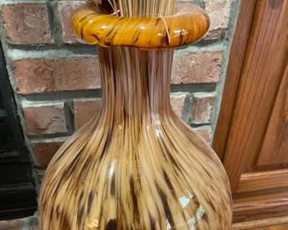 Large, Exotic, Glass Vase