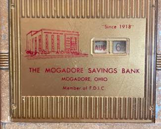 The Mogadore Savings Coin Bank, w/Key