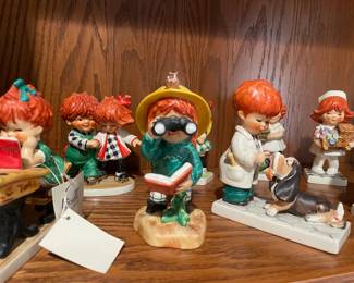Goebel's "Red Head" Collectible Figures--Doctor, Nurse, Vet, etc.,