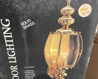 Solid Brass Valance Lights