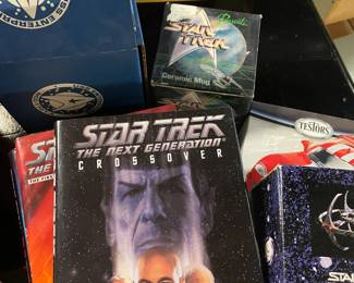 STAR TREK Collectibles, Books, Mags, Ornaments, Figurines, etc.,