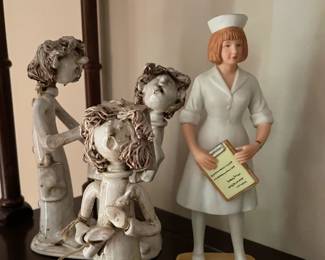 Collectible Vintage Nurse Figures