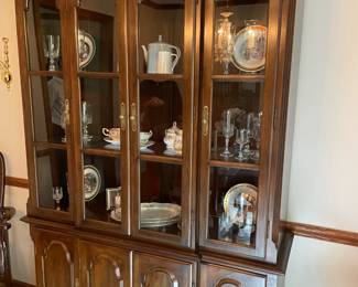 China Cabinet & Dishes
