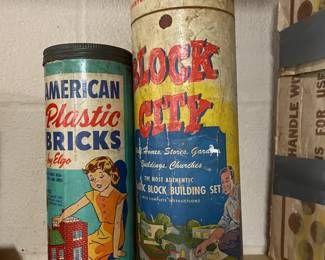 Vintage Toy Building Blocks
