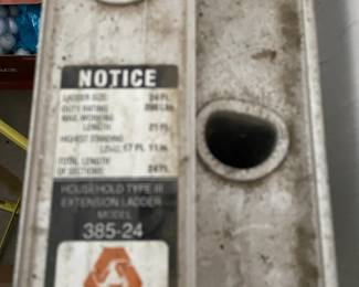 18' Aluminum Extension Ladder