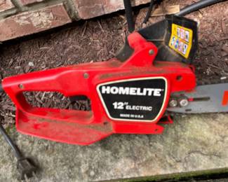 HOMELITE Electric Chain Saw