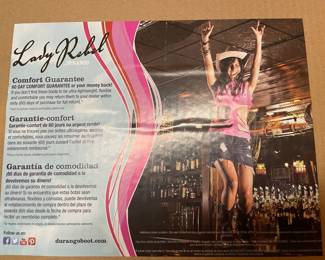 "Kicky!" Lady Rebel Leather Cowboy Boots--Awesome!