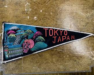 1950/60's "TOKYO JAPAN" Pennant