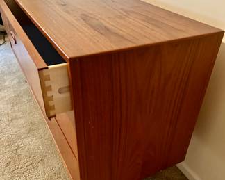 #3- Danish Modern 6 drawer dresser by Falster- 60w x 17.75d x 30t- $800