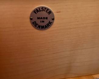 #3- Danish Modern 6 drawer dresser by Falster- 60w x 17.75d x 30t- $800
