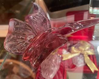 fenton pink butterfly