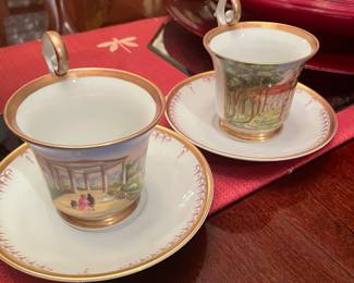 czech set of cups/saucers