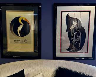 PAIR OF ETRE'S SIGNED (31' x 40")