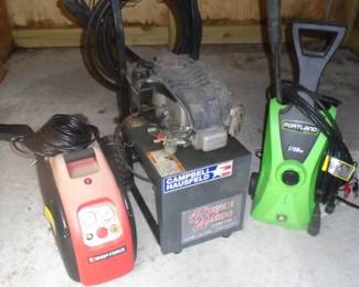 AIR COMPRESSOR POWER WASHERS