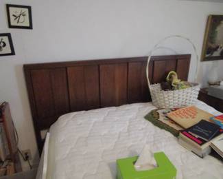 Mid Century bed frame Kip Steward for Drexel circa late 1950's