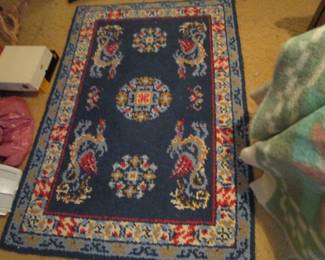 Latched vintage rug