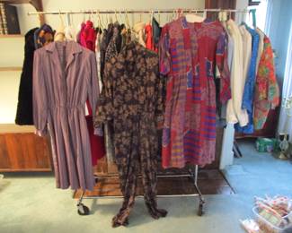 Tons of ladies vintage to 2000 clothing including Chicos