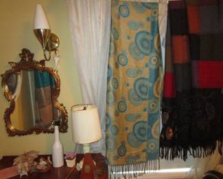 Scarves, mirror and more