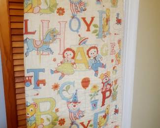 Raggedy Ann & Andy baby quilt