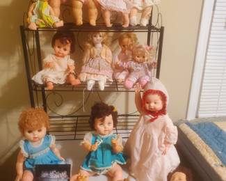Vintage baby dolls