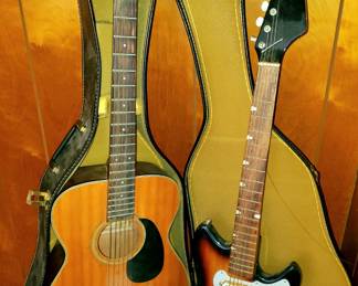 Epiphone acoustic guitar & Tokyo Sound Co Electric guitar 