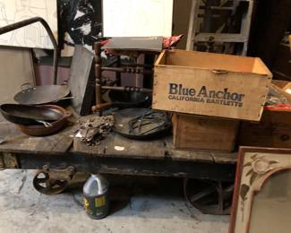 Antique Industrial cart