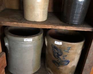 More antique crocks