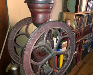 Antique coffee grinder