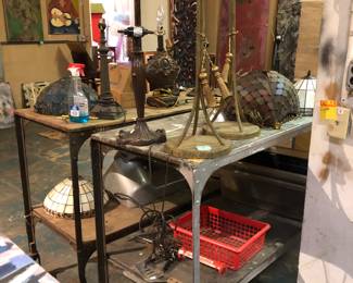 Industrial work tables