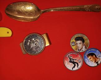 PICTURE OF ELVIS ON OTHER SIDE OF HALF DOLLAR