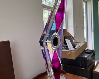 Abstract Lucite Sculpture - vintage 90's, by Shlomi Haziza  