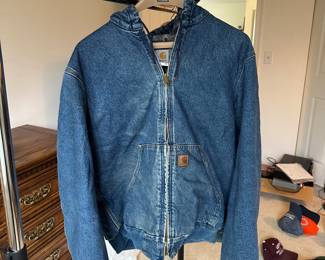 Vintage Carhartt Denim Blanket Lined Jacket