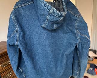 Vintage Carhartt Denim Blanket Lined Jacket