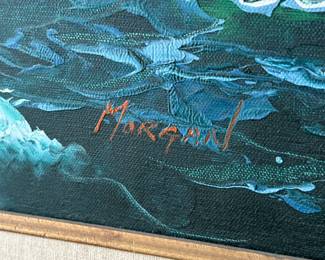 Ship Oil Painting by Morgan