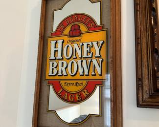 Honey Brown Lager Mirror/Beer Sign