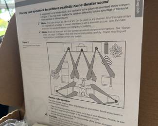 Bose Surround Sound Cube Speakers