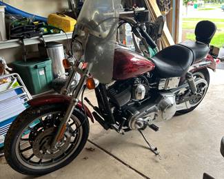 Harley-Davidson 2000 FXDS Motorcycle, 14,038 miles, electric start