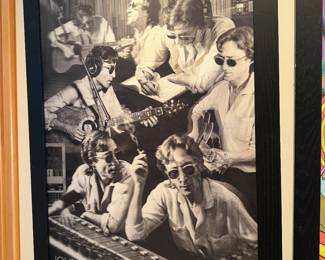 John Lennon / Watching the Wheels hologram picture. Rare