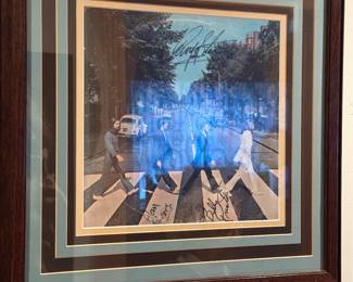 Abbey Road signed by Ringo Starr, Alan Parsons and Billy Preston