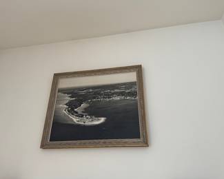 Black & white framed photo