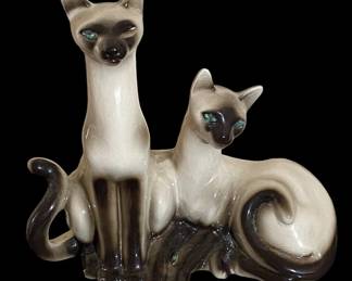 1950s Siamese Cat Lamp