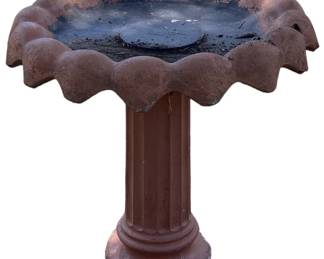 Concrete Bird Bath