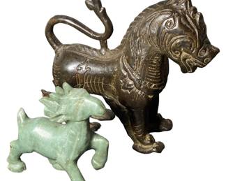 Foo Dog and Jade Horse