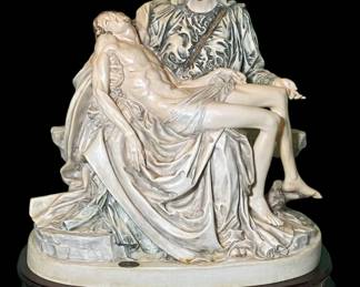 Signed Santini Sculpture Pieta